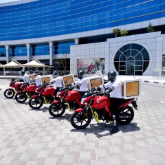 Photo: Dubai Taxi deploys a fleet of 600 motorbikes to support delivery service sector