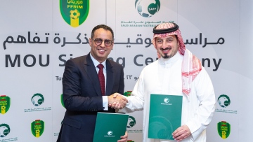 Photo: Saudi Arabian and Mauritanian Football Federations agree to collaborate on football development