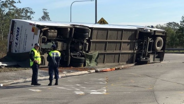 Photo: Bus accident kills 10 wedding guests in Australia