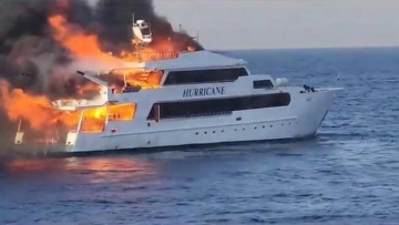 Photo: Search underway for 3 Brits in Egypt after Red Sea boat fire