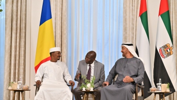 Photo: UAE President and Chad transitional president witness exchange of agreements and MoUs