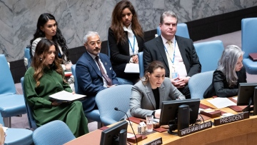 Photo: UAE to introduce “Relief, Recovery, and Peace” Day during COP28 says Minister of Climate Change and Environment Mariam Almheiri at UN Security Council Meeting